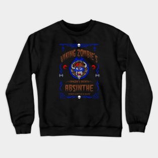 ABSINTHE MONSTERS 14 (VIKING ZOMBIE) Crewneck Sweatshirt